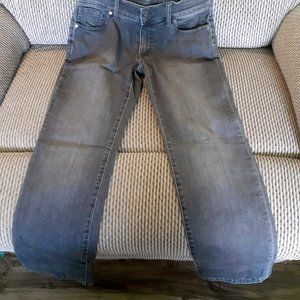 Chicos size 00R/ US4 Grey Straight Leg Denim